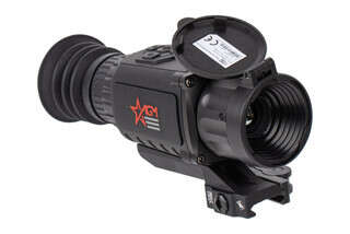 AGM Rattler TS19-256 2.5x-20x Thermal Imaging Rifle Scope - 256x192 resolution features lens covers